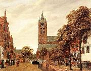 Jan van der Heyden View of Delft Sweden oil painting artist